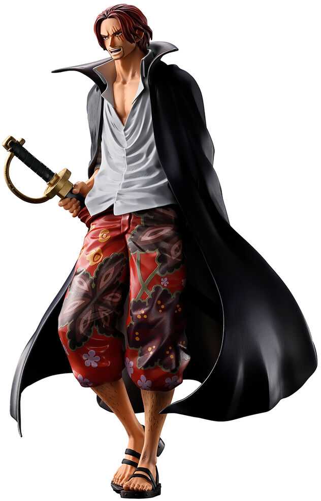 Banpresto One Piece Raudona Hair Pirates Shanks figure 21cm