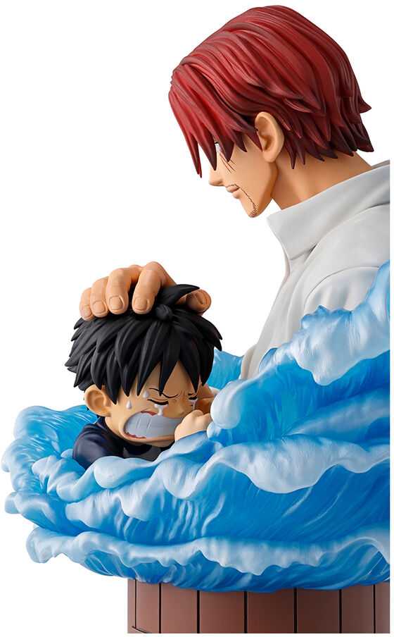 Banpresto One Piece Raudona Hair Pirates Shanks & Luffy figure 15cm