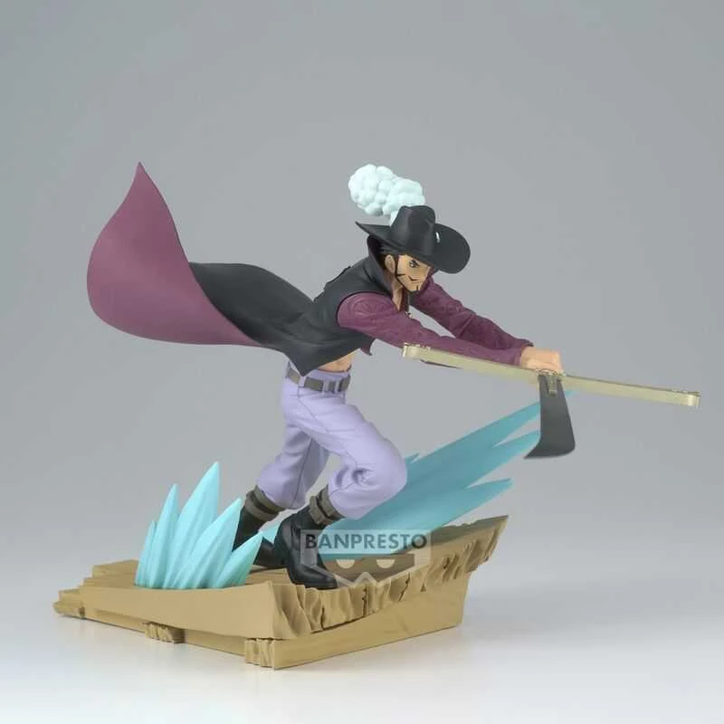 Banpresto One Piece Senkozekkei Dracule Mihawk figure 12cm