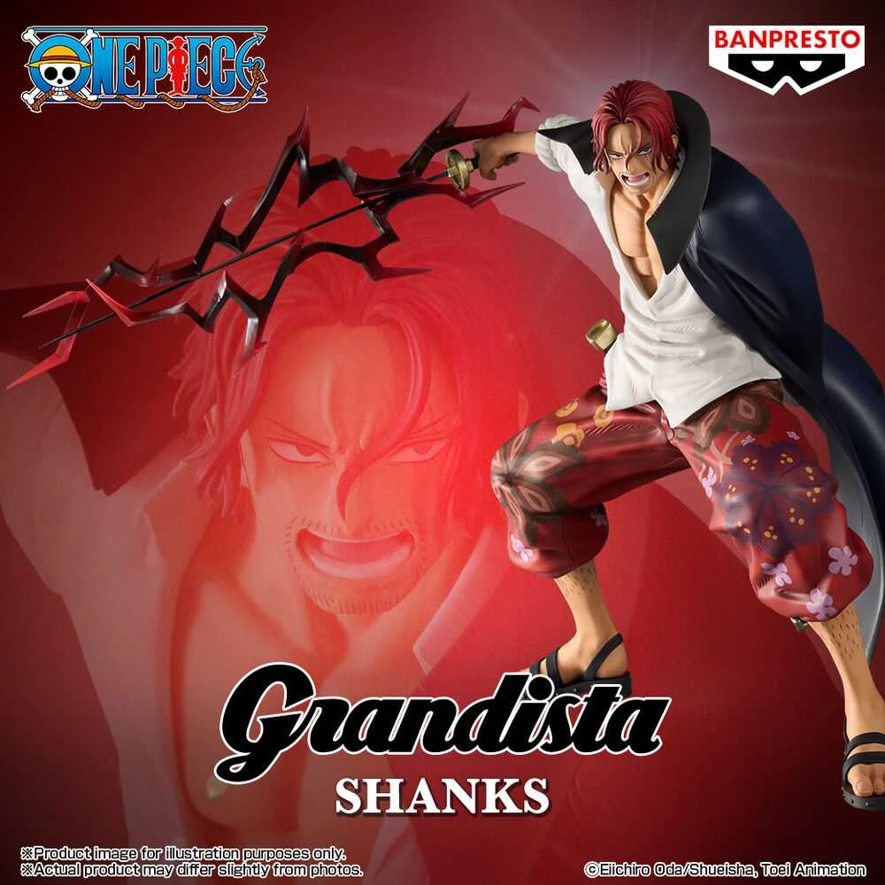 Banpresto One Piece Shanks Grandista figure 22cm