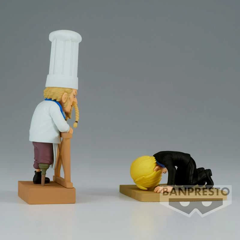 Banpresto One Piece WCF Log Series Sanji & Zeff 2 world collectable figure 8cm