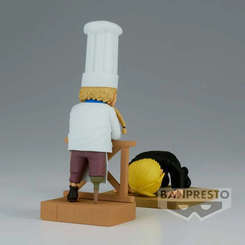Banpresto One Piece WCF Log Series Sanji & Zeff 2 world collectable figure 8cm