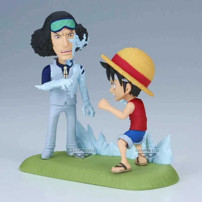 Banpresto One Piece World Collectable Figure Log Stories Monkey D. Luffy vs Kuzan 9cm