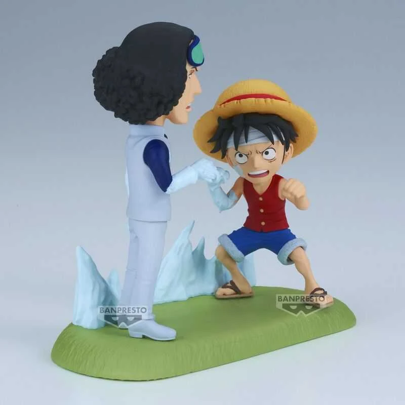 Banpresto One Piece World Collectable Figure Log Stories Monkey D. Luffy vs Kuzan 9cm