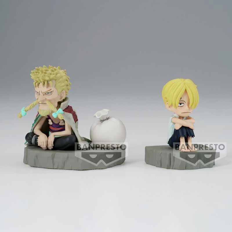 Banpresto One Piece World Collectable Stories Sanji & Zeff figure 6cm