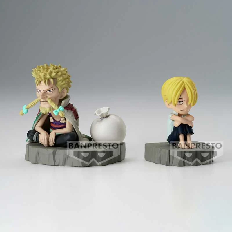 Banpresto One Piece World Collectable Stories Sanji & Zeff figure 6cm