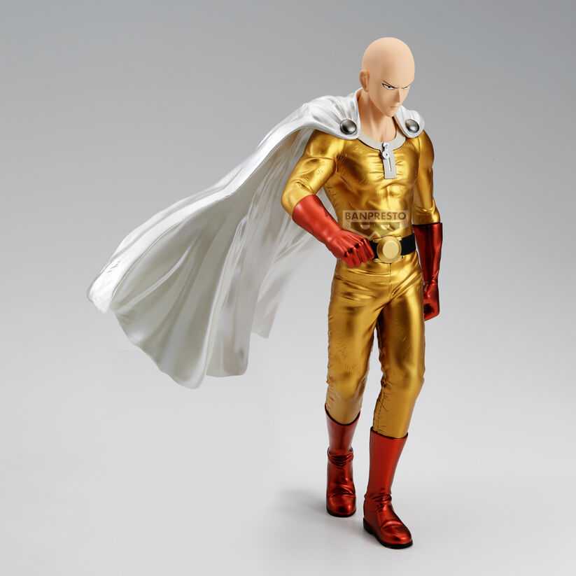 Banpresto One Punch Man Grandista Saitama Metallic Ver figure 27cm