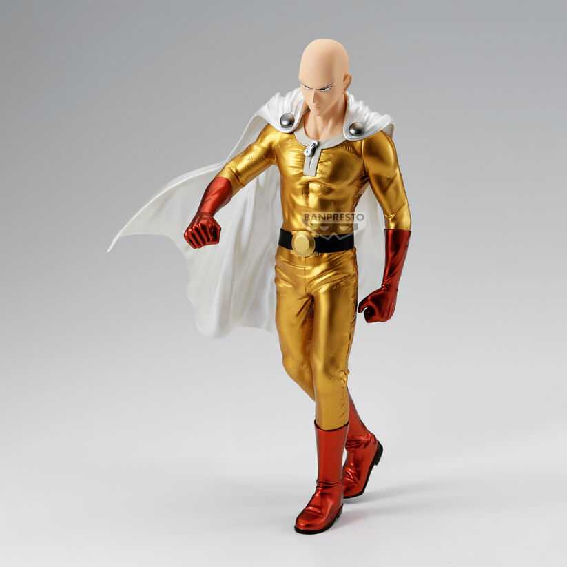Banpresto One Punch Man Grandista Saitama Metallic Ver figure 27cm