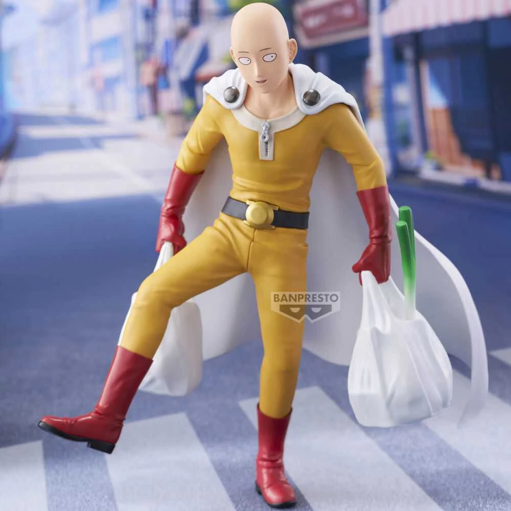 Banpresto One Punch Man Saitama One Punch Life figure 20cm