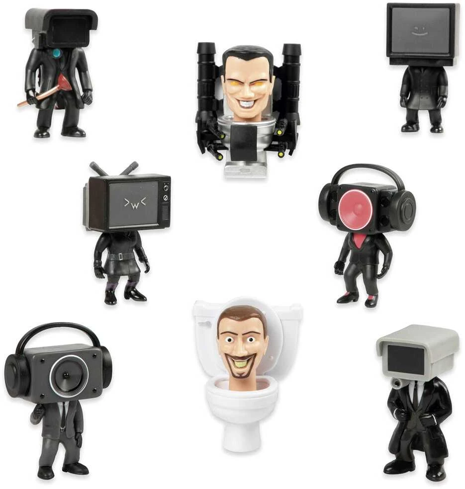 SKIBIDI TOILET Figūrėlė-siurprizas