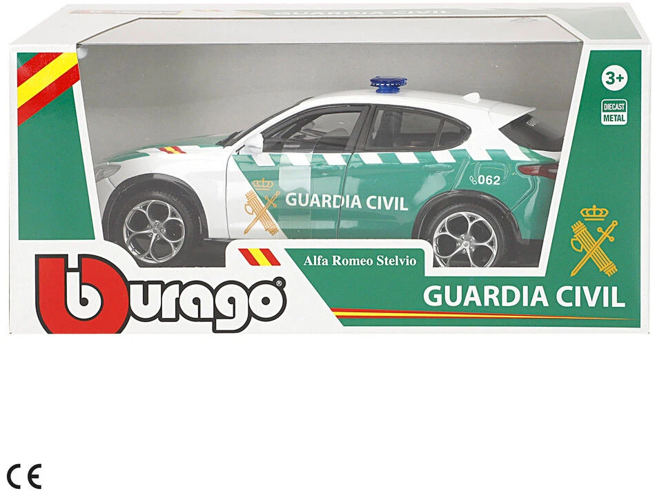 BURAGO Alfa Romeo Stelvio Civil Guard metal car