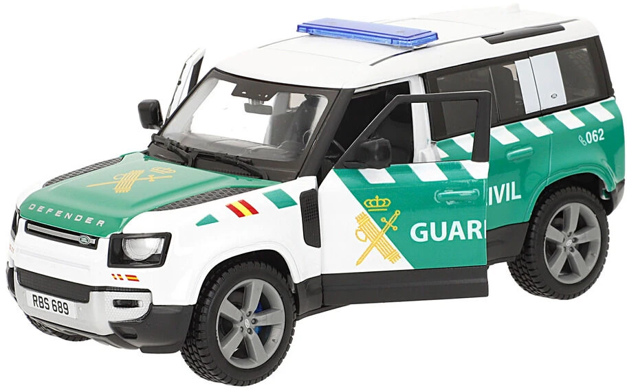 BURAGO Land Rover Defender Civil Guard metal car