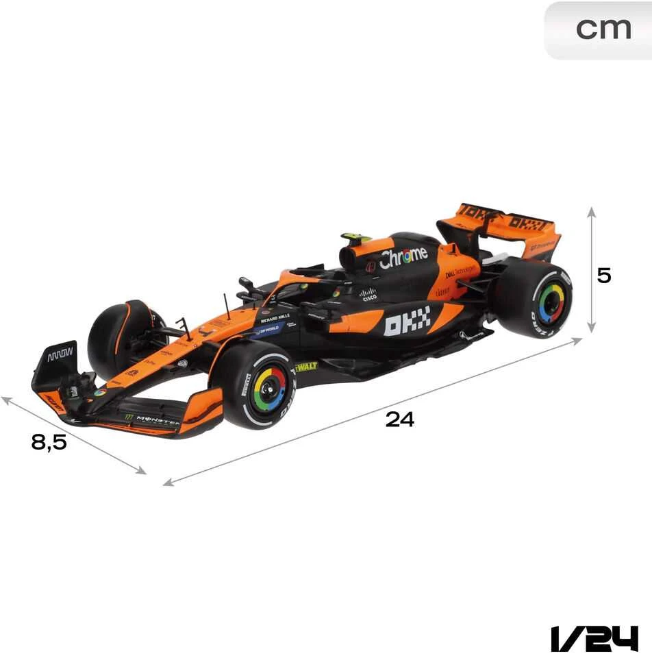 Bburago BBU 1:24 F1 McLaren Lando Noris MCL38 28040_4