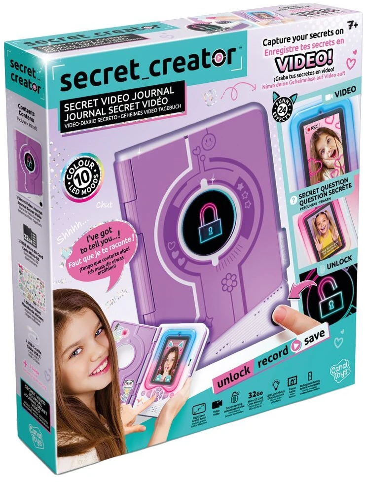 Carruzzo Canal Toys INF043 elektronika vaikams Vaikiškas elektroninis dienoraštis