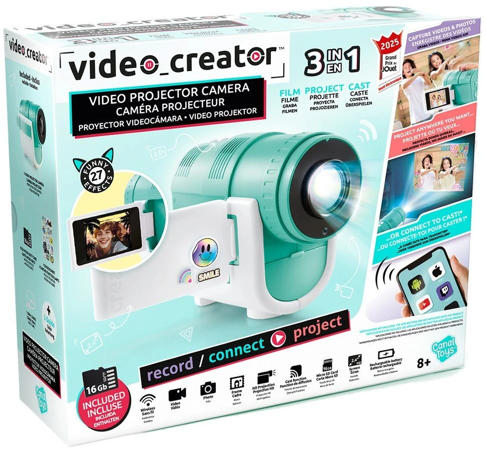 Studio Creator Carruzzo Canal Toys So Slime Video Projektorius Camera