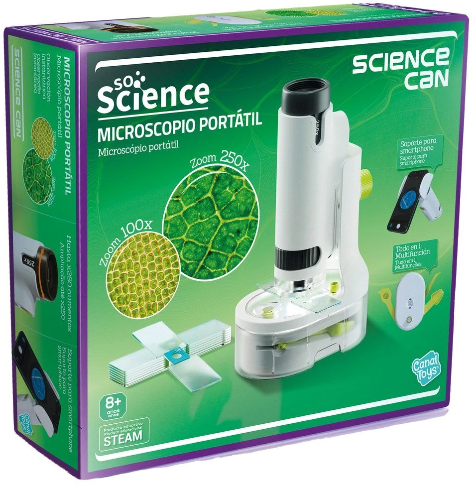 Canal Toys SO SCIENCE nešiojamas mikroskopas