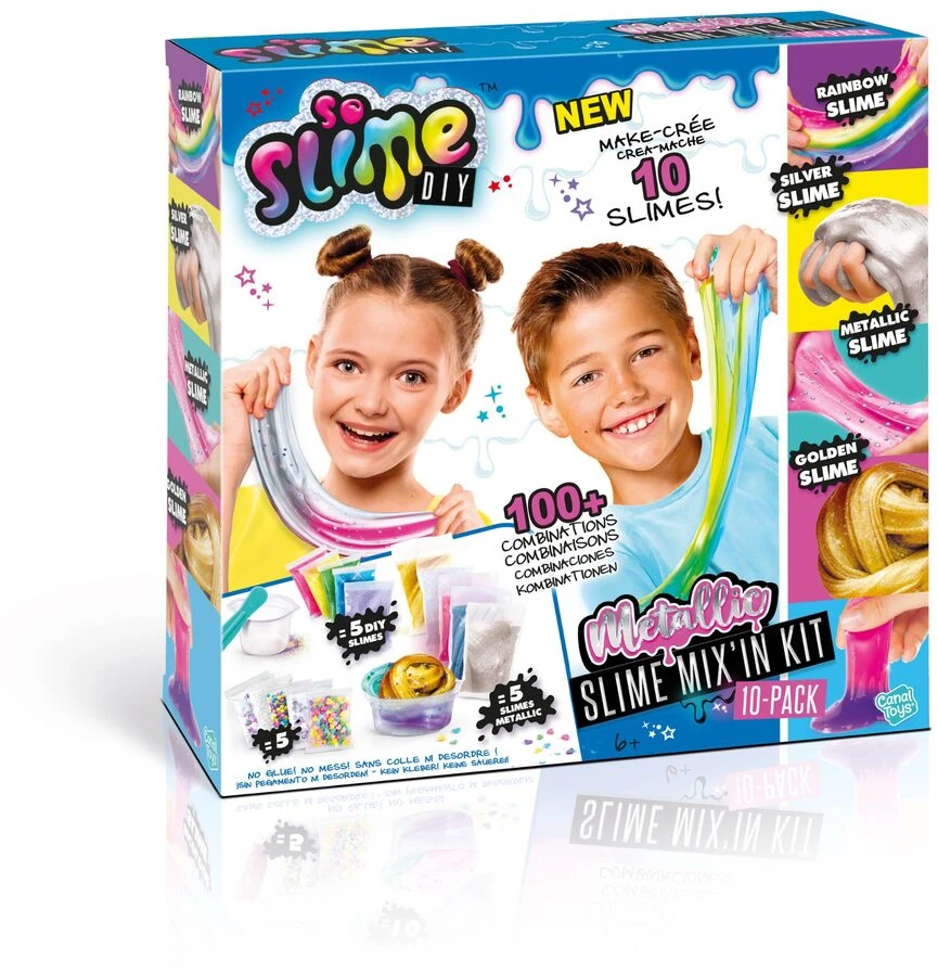 CANAL TOYS - Gleivės - Mix'in rinkinys - 10 gleivių pakuotė