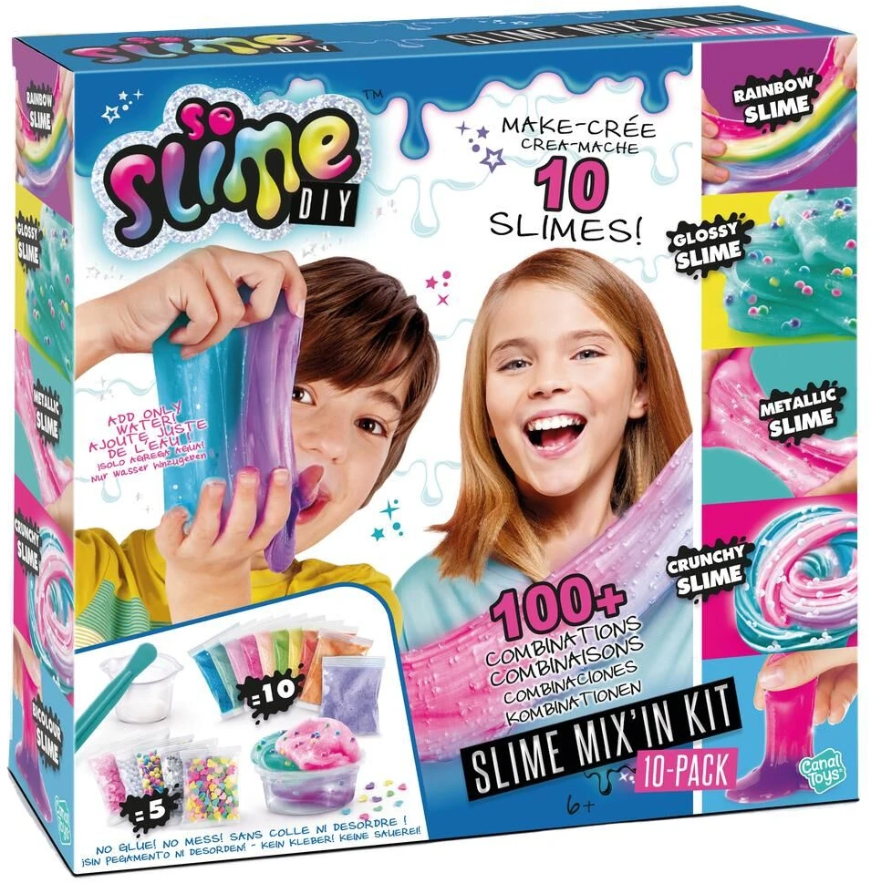 CANAL TOYS - Gleivės - Mix'in rinkinys - 10 gleivių pakuotė
