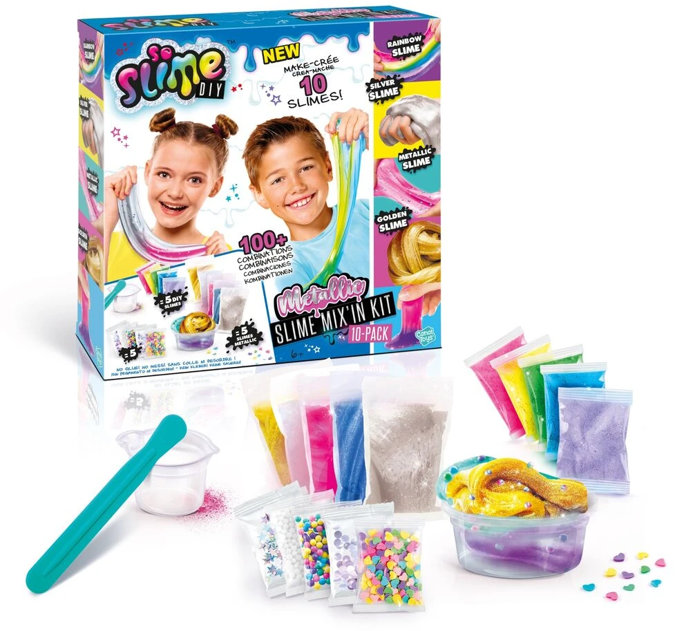 CANAL TOYS - Gleivės - Mix'in rinkinys - 10 gleivių pakuotė