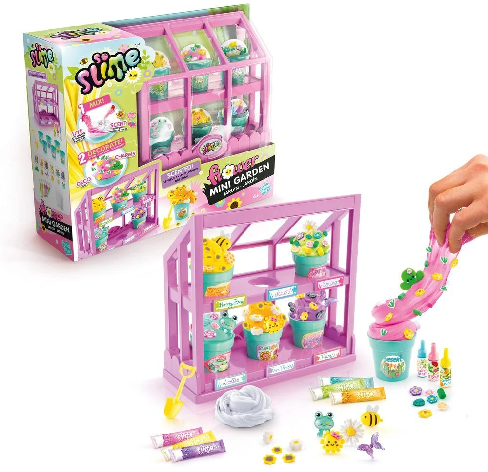 SO SLIME Kūrybinis gleivių rinkinys „Mini sodas“