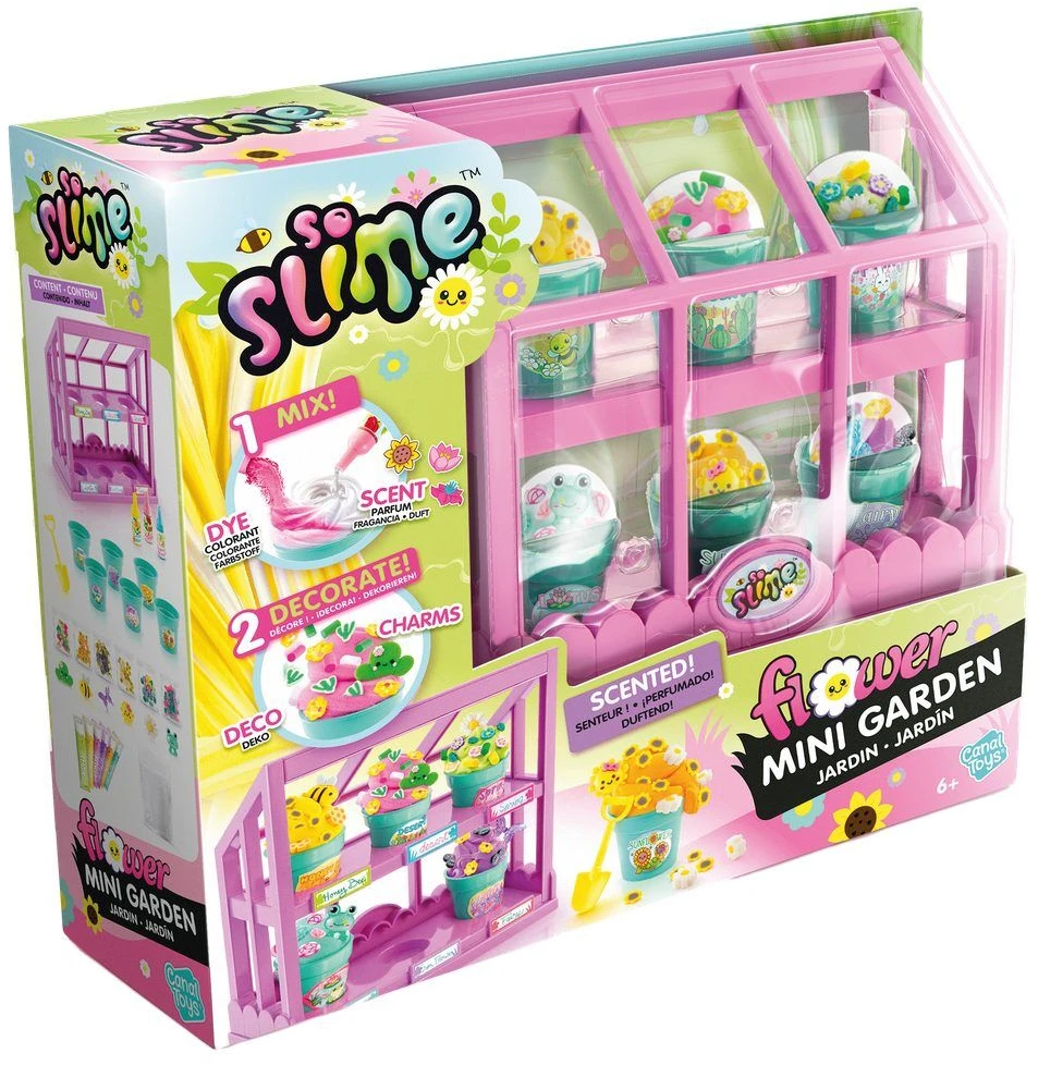 SO SLIME Kūrybinis gleivių rinkinys „Mini sodas“