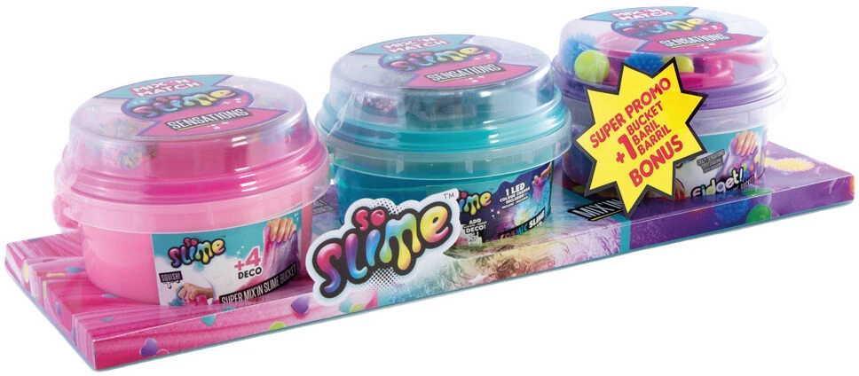 Canal Toys Slime mix in 3 buckets