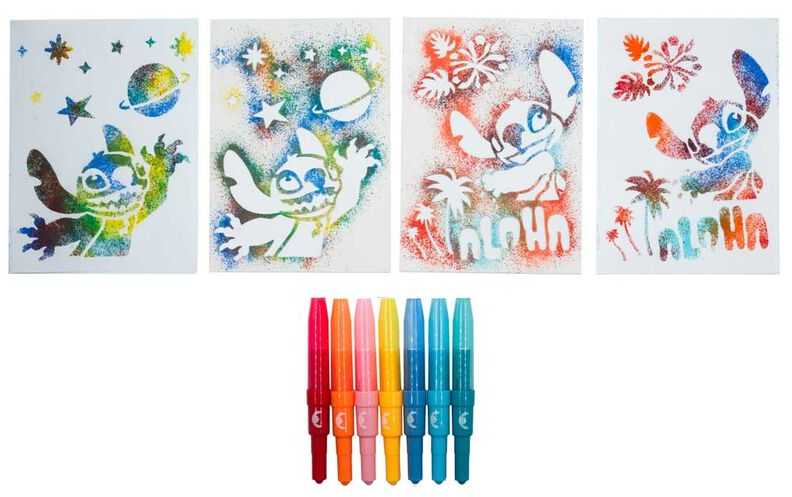 Canenco Stitch Rinkinys Pisaków SprayPen komplektas kreatywny Dmuchane Flamastry pisaki