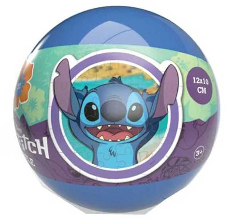 Stitch dėlionės rutulio formos pakuotė