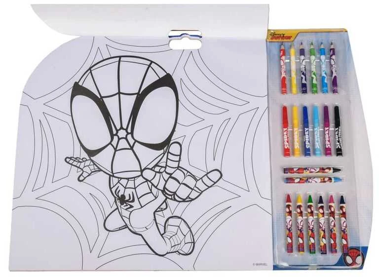 Disney Spidey ir jo nuostabūs draugai – 5 viename spalvinimo užduočių rinkinys (SP22306)