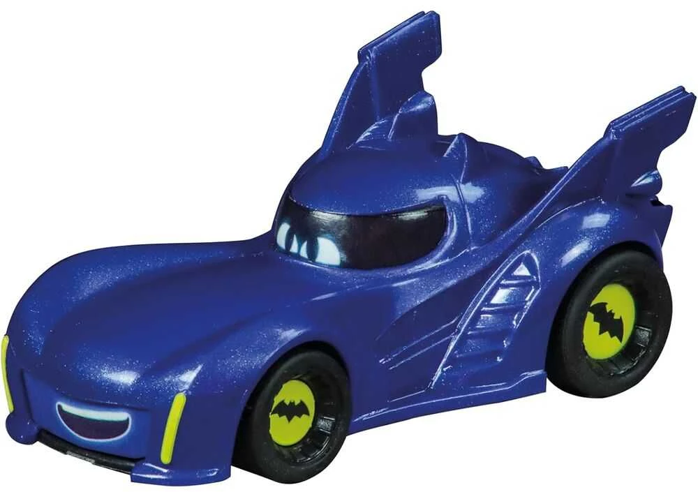 Carrera First Batman Batwheels paruoštas riedėti 2,9 m lenktynių trasa