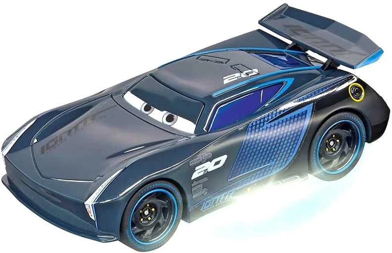Milly Mally Carrera Go Cars – Neon Nights 5,3 m trasos rinkinys su nuotolinio valdymo automobiliukais