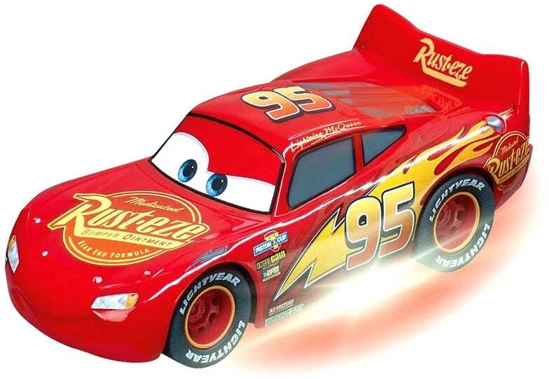 Milly Mally Carrera Go Cars – Neon Nights 5,3 m trasos rinkinys su nuotolinio valdymo automobiliukais