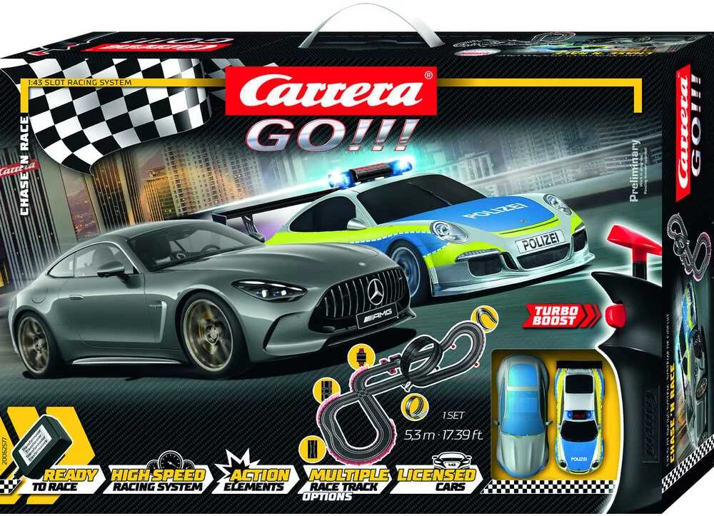Carrera LENKTYNĖS PIRK!!! įvairūs „Chase n Race“ 5,3 m 20062577