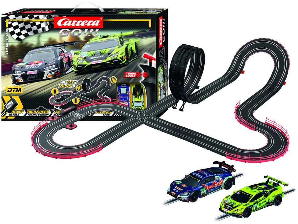 Žaislinės lenktyninės trasos rinkinys Carrera GO!!! DTM 6,3 m