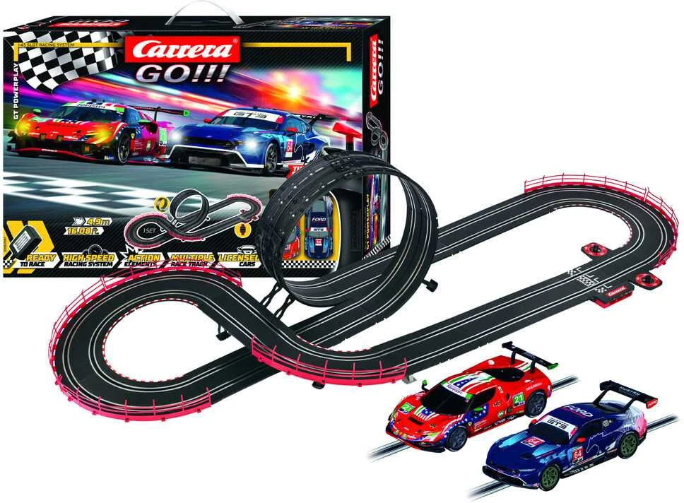 Žaislinė lenktyninė trasa Carrera GO!!! GT Powerplay 4,9 m