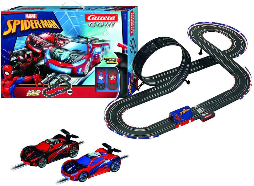Žaislinis lenktyninis automobilis Carrera Go Spider Racing 4,9 m trasai