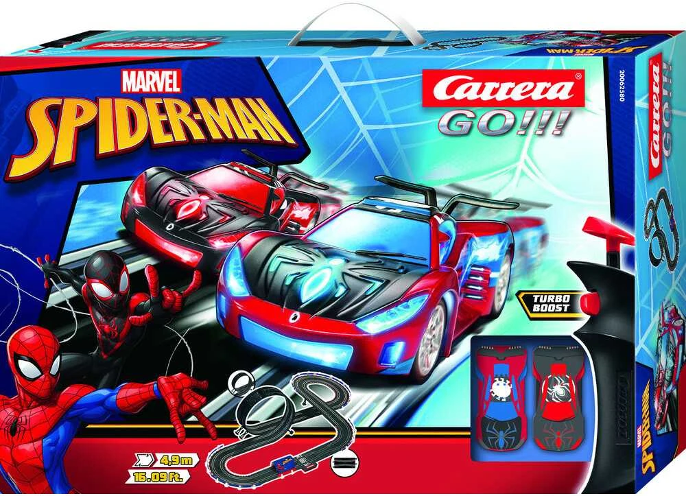 Žaislinis lenktyninis automobilis Carrera Go Spider Racing 4,9 m trasai