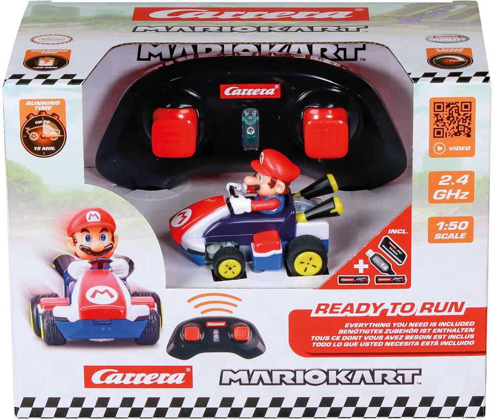 Carrera Važiuoklė rc mario kart mini rc 2,4ghz