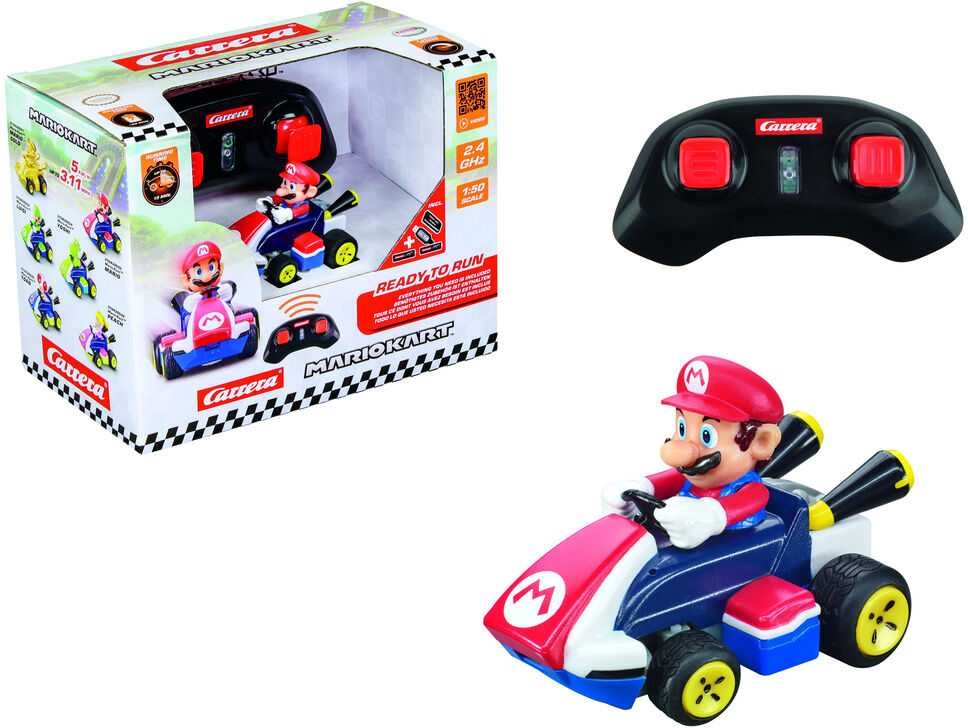 Carrera Važiuoklė rc mario kart mini rc 2,4ghz