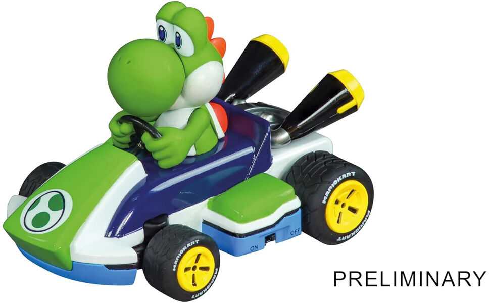 Carrera 2 4 GHz Mario Kart™ lenktynių kartingas 1:32 Yoshi