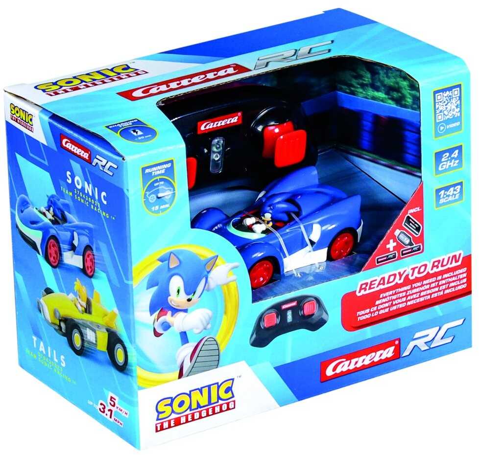 Carrera Radijo bangomis valdomas Sonic Team Racing automobilis