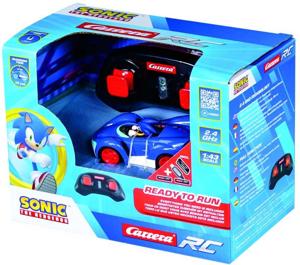 Carrera Radijo bangomis valdomas Sonic Team Racing automobilis