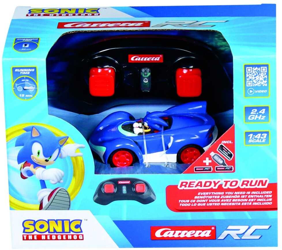 Carrera Radijo bangomis valdomas Sonic Team Racing automobilis