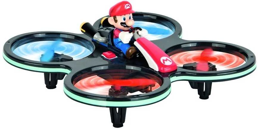 Radijo bangomis valdomas Carrera Mini Mario-Copter 2,4GHz dronas