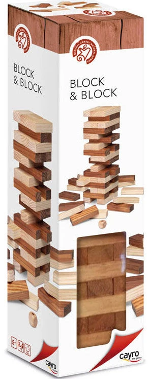 Cayro vikrumo žaidimas „Block & Block dviejų spalvų“, 2–8 žaid., nuo 5 m.