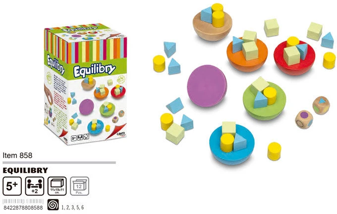 Cayro vikrumo žaidimas „Equilibry“, 2–8 žaid., nuo 5 m.