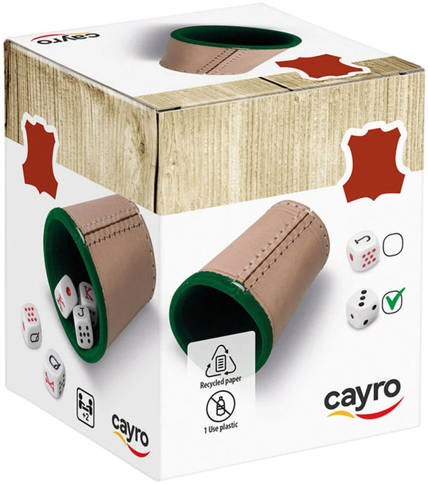 Plakiklis su Pokerio kauliukais Cayro