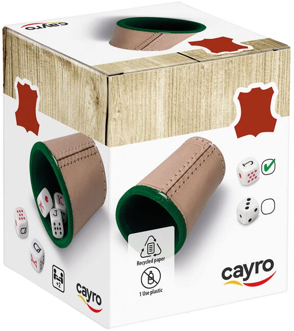 Plakiklis su Pokerio kauliukais Cayro Oda