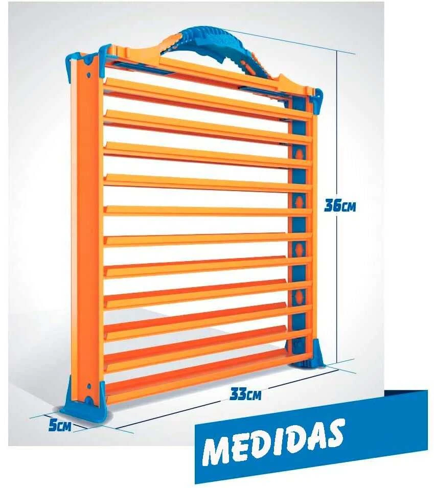 CEFA TOYS Mašinų parkas su Mašinomis Hot Wheels 30 x 27 x 6 cm Automobilių pervežėjas Mašina