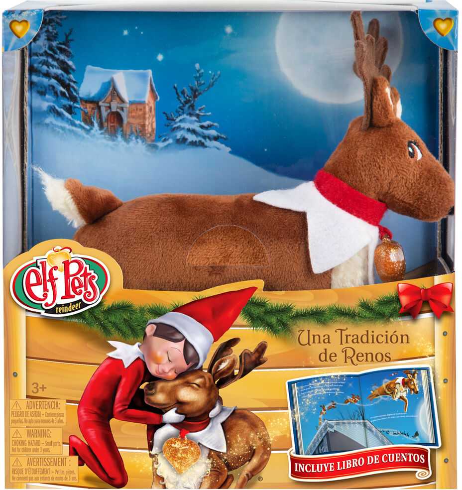 CEFA TOYS Spanish Elf Pets Story + plush toy Reindeer set